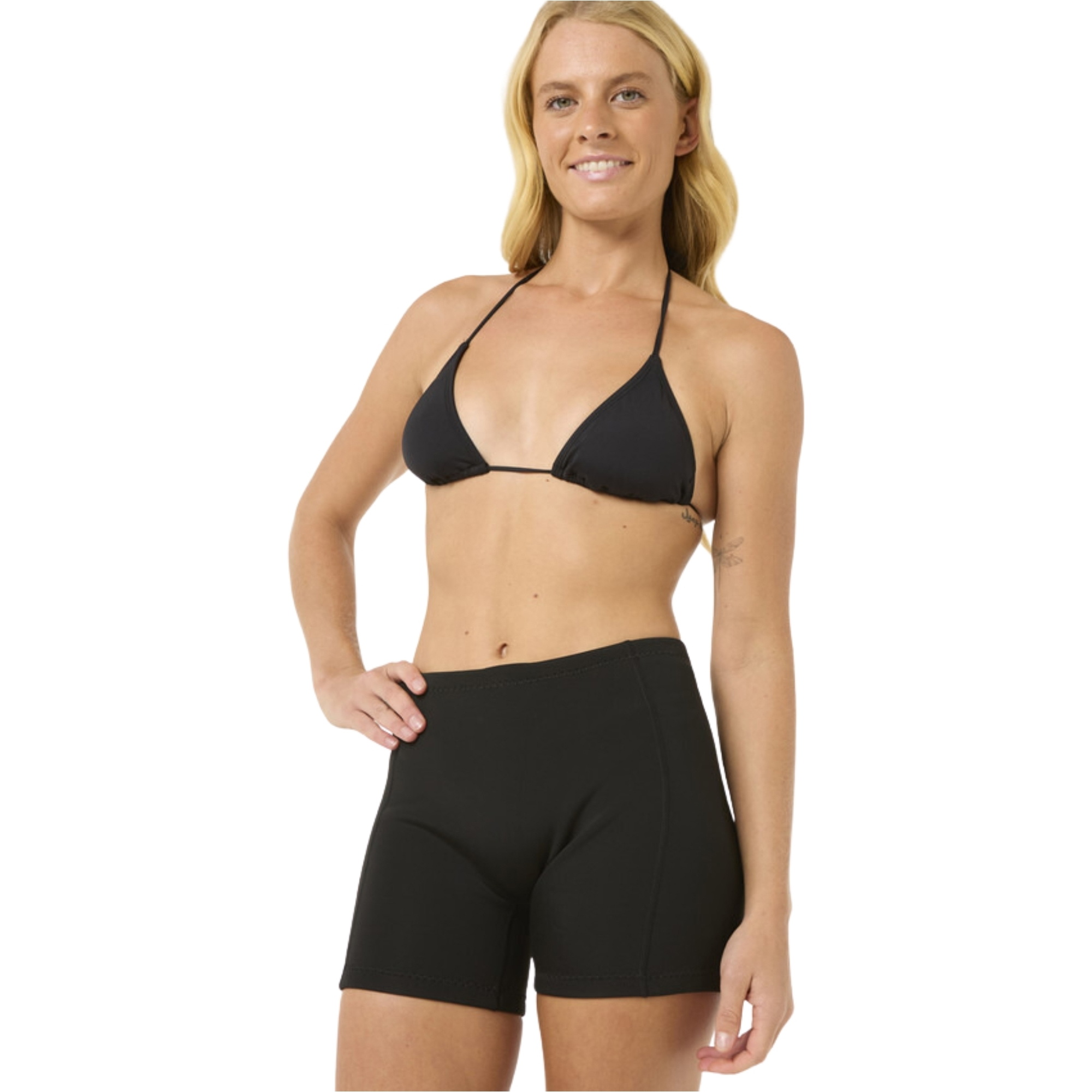 2026 Rip Curl Womens Dawn Patrol 1mm Neoprene Shorts 115WSE - Black